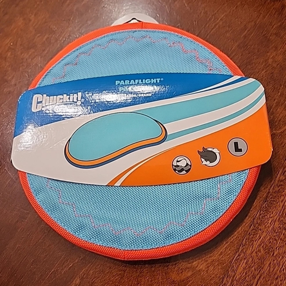 Paraflight Dog Toy - Blue and Orange